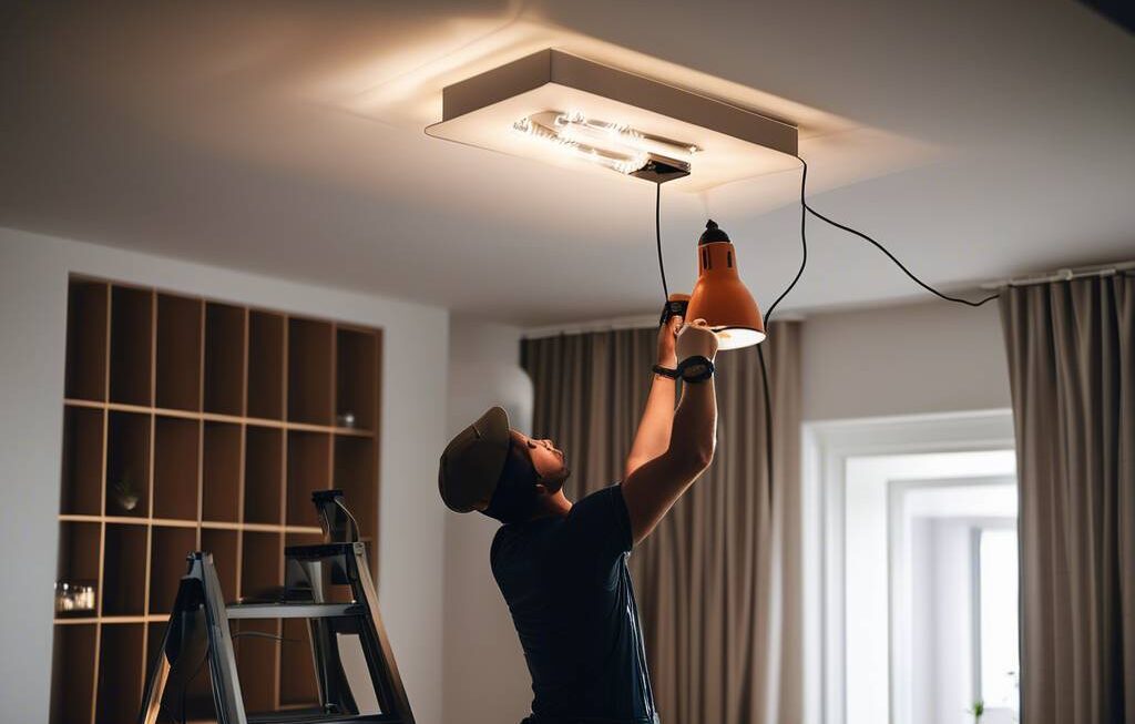 Jak samodzielnie podłączyć lampę sufitową bez wzywania elektryka?